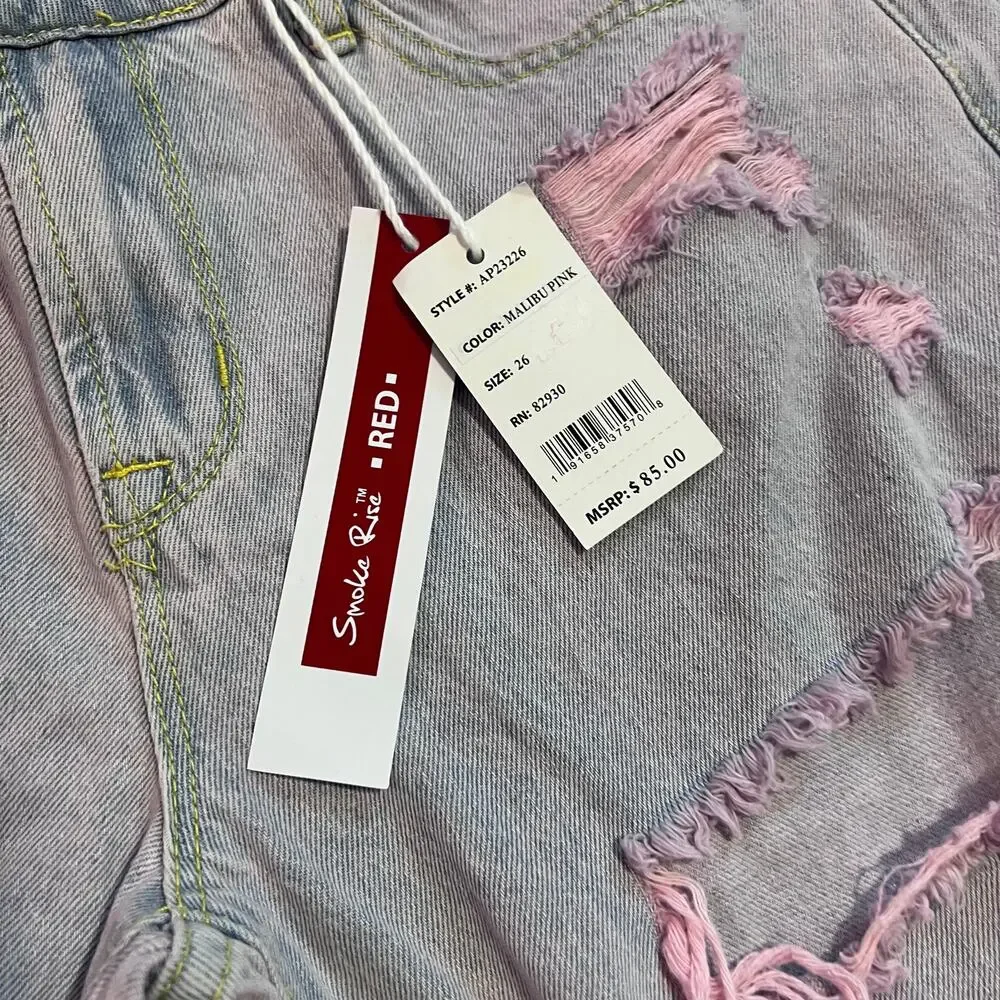 Smoke Rise Alex Mid Rise Wide Leg Curvy fit jean Sz 26